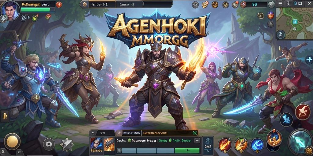 Gameplay AGENHOKI yang seru dan mendalam di dunia MMORPG.