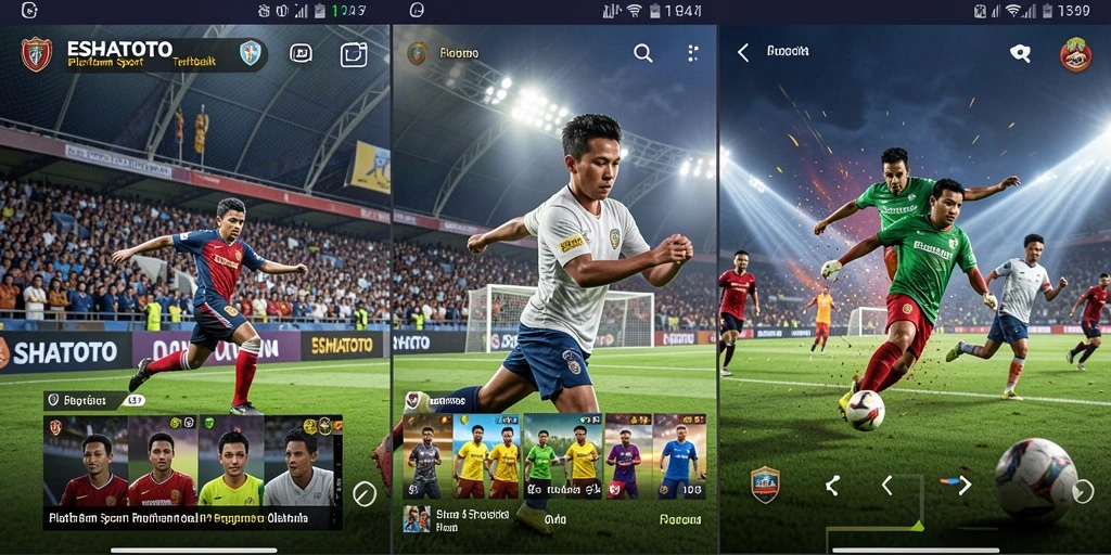 Screenshot gameplay ESHATOTO menampilkan aksi seru dalam olahraga.