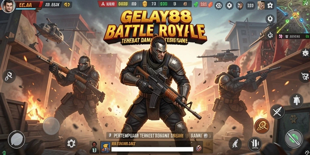 Gameplay menegangkan di medan pertempuran Battle Royale