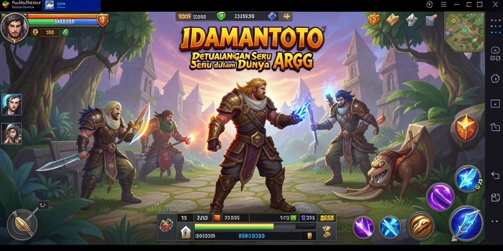 Tampilan menarik dari gameplay ARPG IDAMANTOTO yang penuh aksi.