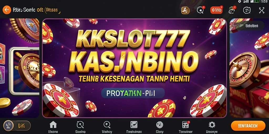 Tampilan gameplay KKSLOT777 yang menarik dengan efek visual yang menawan.
