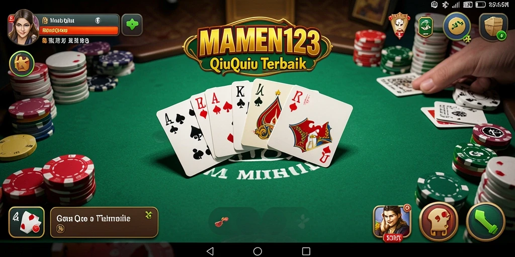 Gameplay seru MAMEN123 dalam permainan QiuQiu.