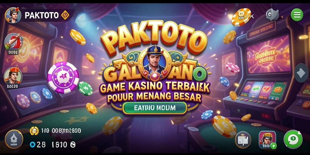 Tampilan gameplay menyenangkan dari PAKTOTO dengan berbagai pilihan permainan Kasino.