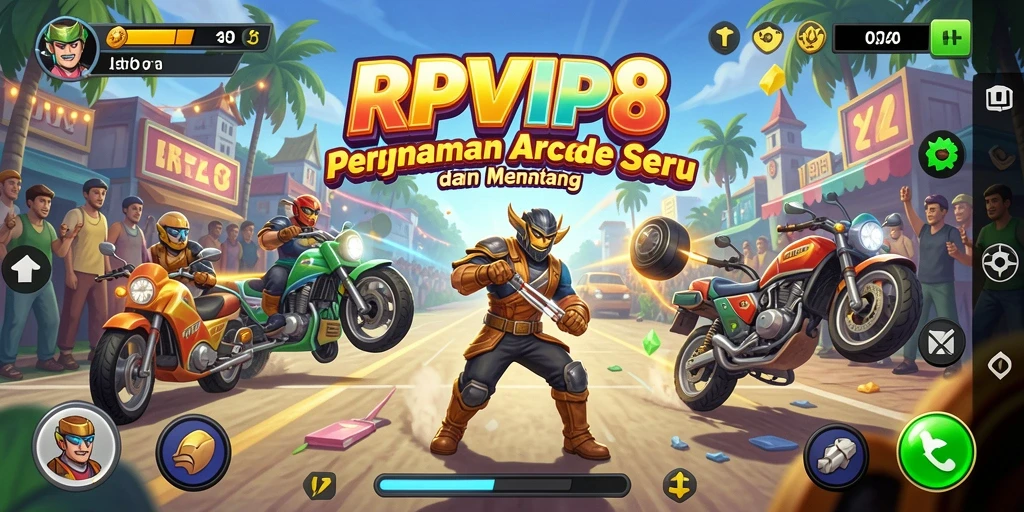 Tampilan menarik dari gameplay RPVIP8 yang penuh aksi.