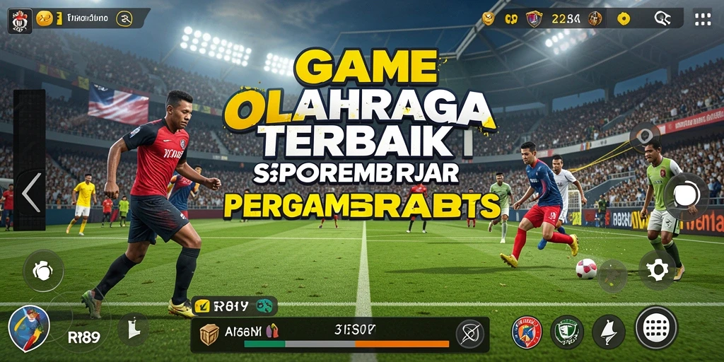 Screenshot gameplay RR89 menampilkan aksi seru dalam pertandingan olahraga.