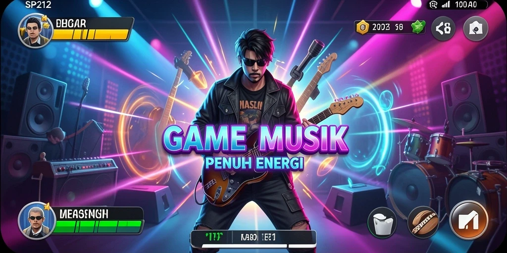 Tampilan gameplay SP212 yang menarik dan penuh warna.