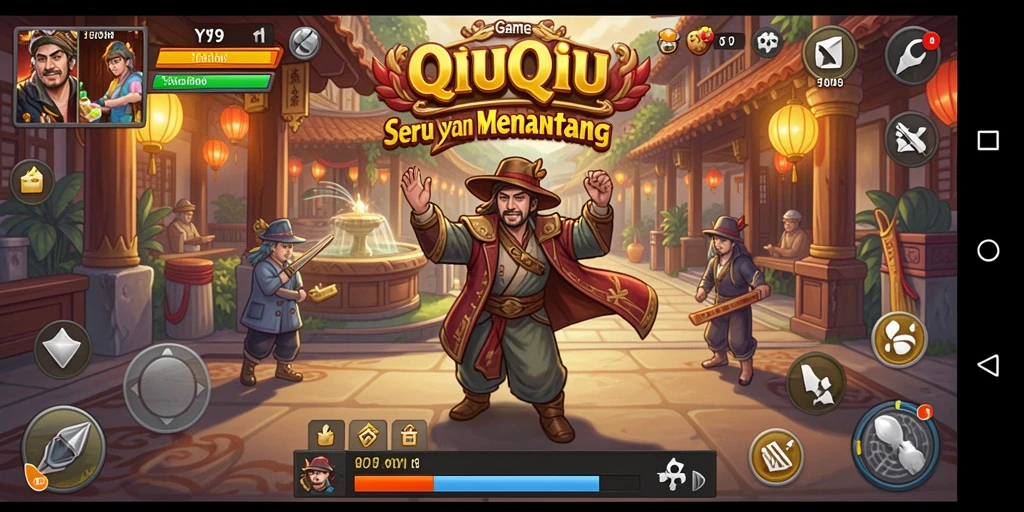Screenshot Y89 menampilkan aksi seru permainan QiuQiu.
